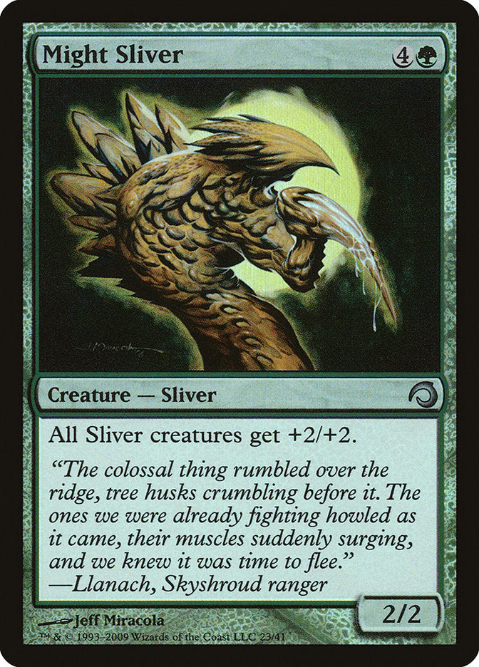 Might Sliver [Premium Deck Series: Slivers] - Magic: The Gathering - Card Brawlers | Quebec | Canada |