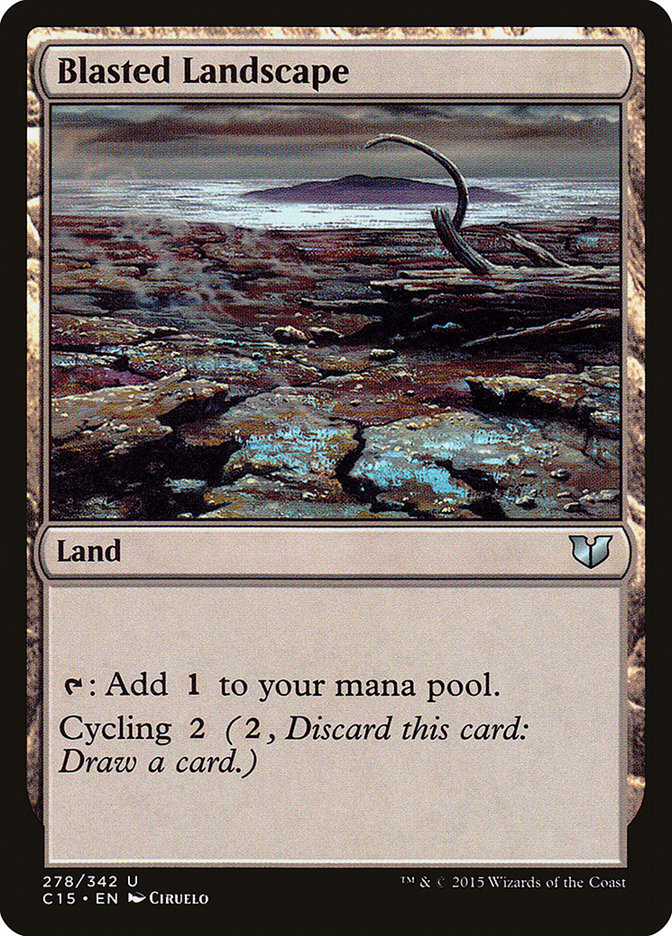 Blasted Landscape [Commander 2015] - Magic: The Gathering - Card Brawlers | Quebec | Canada |