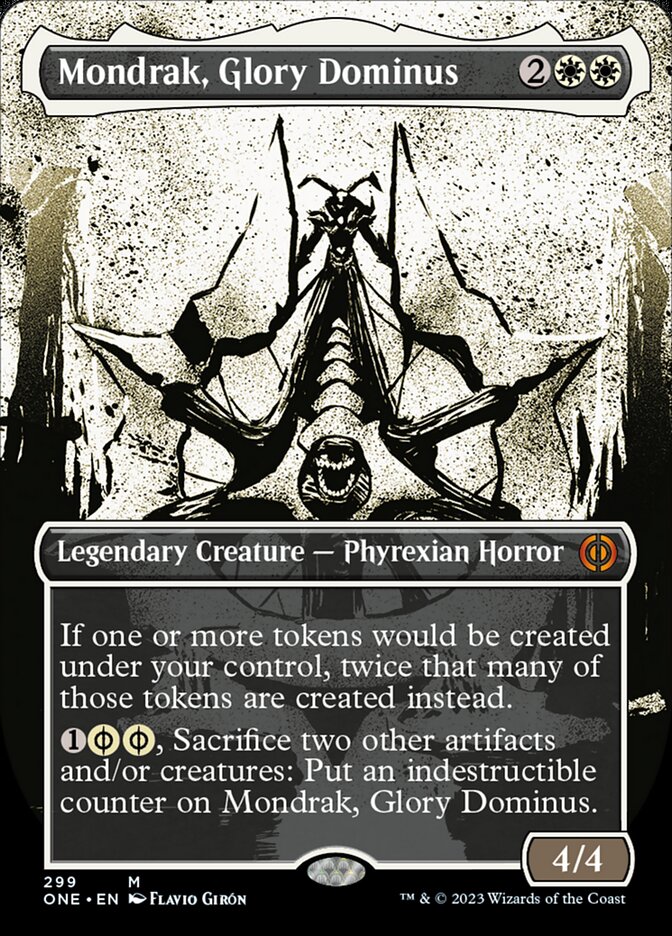 Mondrak, Glory Dominus (Borderless Ichor) [Phyrexia: All Will Be One] - Magic: The Gathering - Card Brawlers | Quebec | Canada |