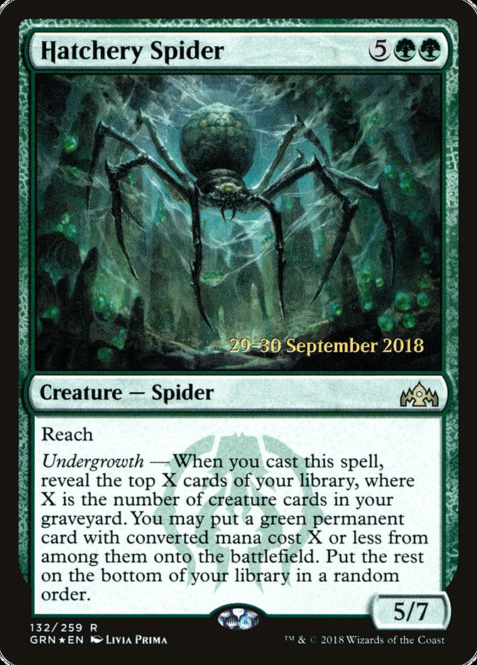 Hatchery Spider [Guilds of Ravnica Prerelease Promos] - Magic: The Gathering - Card Brawlers | Quebec | Canada |