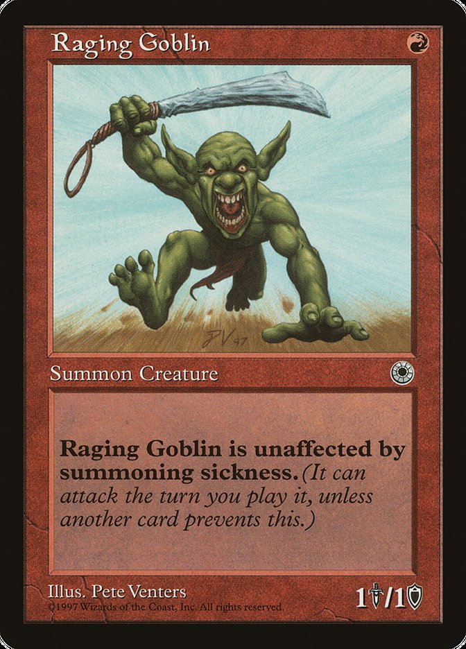 Raging Goblin (No Flavor Text) [Portal] - Magic: The Gathering - Card Brawlers | Quebec | Canada |