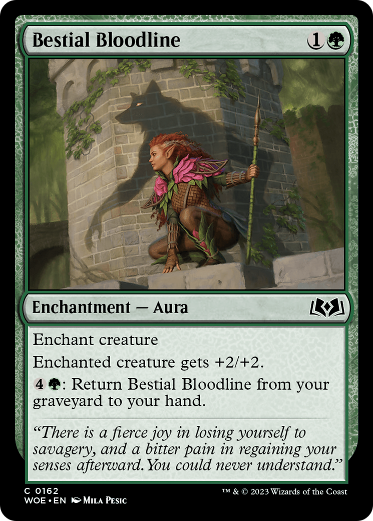 Bestial Bloodline [Wilds of Eldraine] - Magic: The Gathering - Card Brawlers | Quebec | Canada |