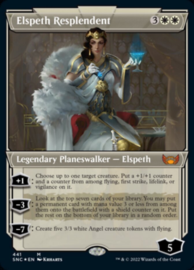 Elspeth Resplendent (Showcase Art Deco Foil Etched) [Streets of New Capenna] - Magic: The Gathering - Card Brawlers | Quebec | Canada |