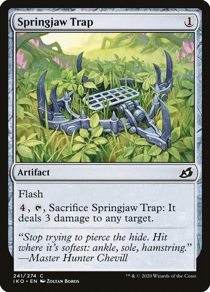 Springjaw Trap [Ikoria: Lair of Behemoths] - Magic: The Gathering - Card Brawlers | Quebec | Canada |