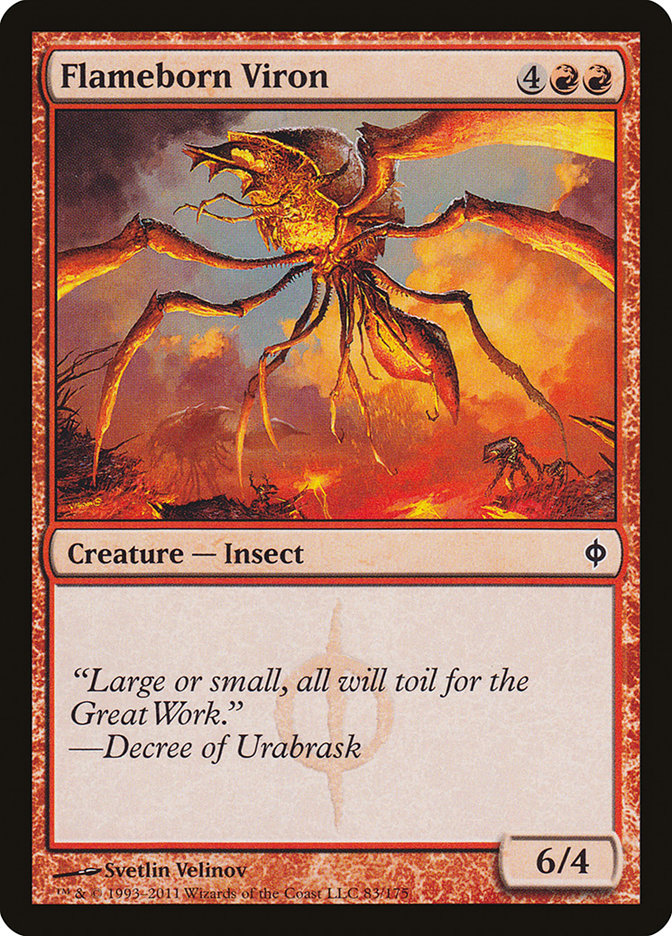 Flameborn Viron [New Phyrexia] - Magic: The Gathering - Card Brawlers | Quebec | Canada |