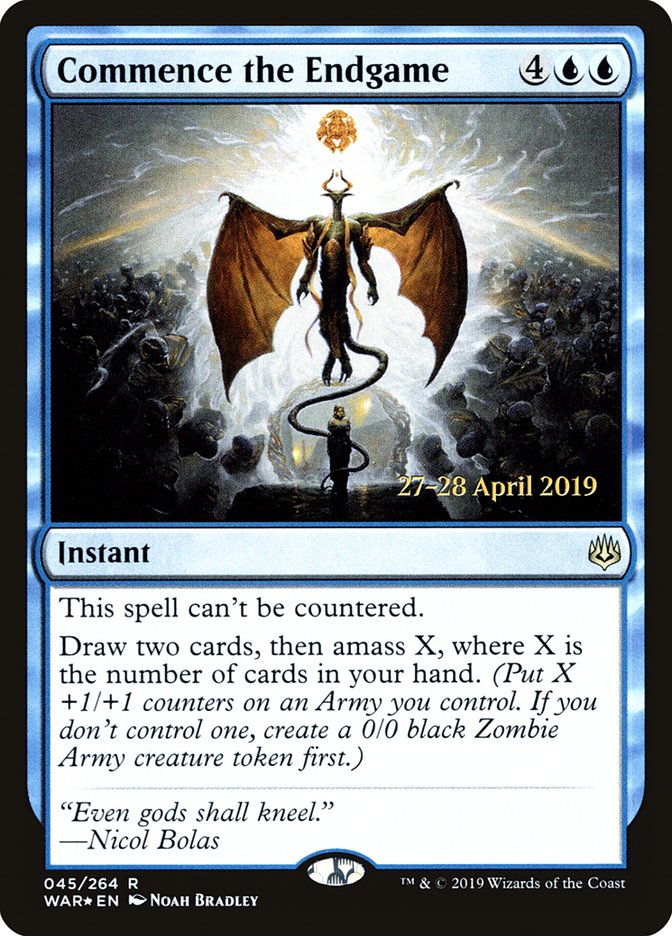 Commence the Endgame [War of the Spark Prerelease Promos] - Magic: The Gathering - Card Brawlers | Quebec | Canada |