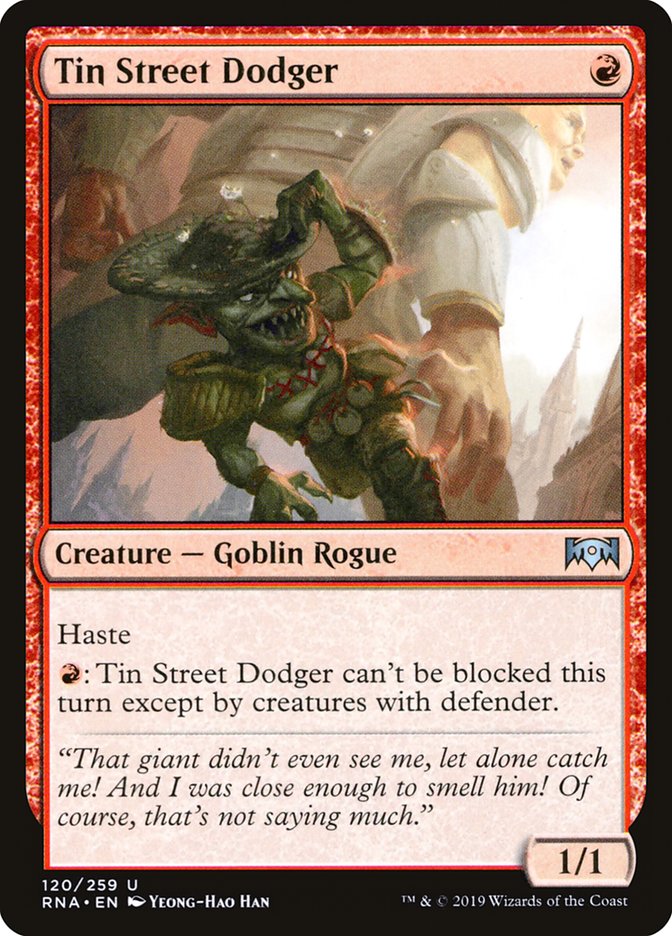 Tin Street Dodger [Ravnica Allegiance] - Magic: The Gathering - Card Brawlers | Quebec | Canada |