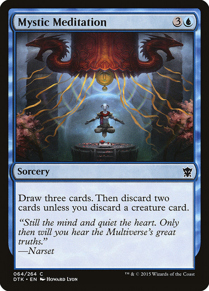Mystic Meditation [Dragons of Tarkir] - Magic: The Gathering - Card Brawlers | Quebec | Canada |