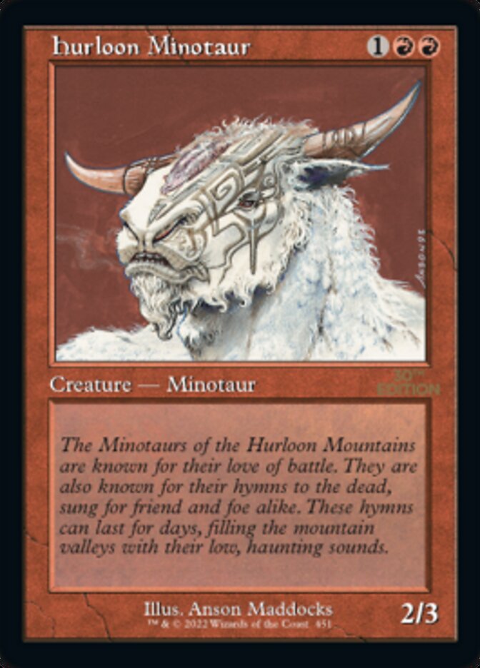 Hurloon Minotaur (Retro) [30th Anniversary Edition] - Magic: The Gathering - Card Brawlers | Quebec | Canada |