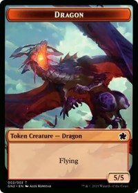 Dragon (002) // Zombie Double-Sided Token [Game Night 2019 Tokens] - Magic: The Gathering - Card Brawlers | Quebec | Canada |