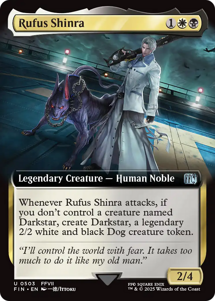 Rufus Shinra (Extended Art) [FINAL FANTASY] - Magic: The Gathering - Card Brawlers | Quebec | Canada |