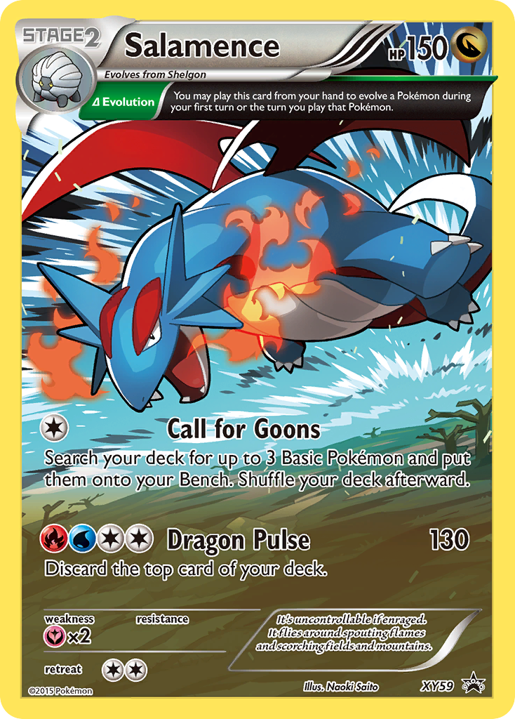 Salamence (XY59) [XY: Black Star Promos] - Pokémon - Card Brawlers | Quebec | Canada |