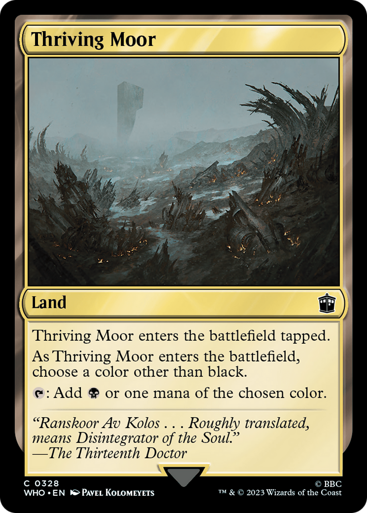 Thriving Moor [Doctor Who] - Magic: The Gathering - Card Brawlers | Quebec | Canada |