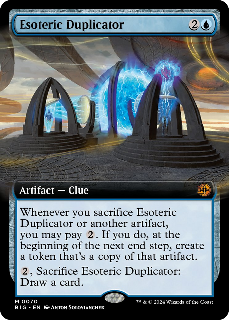 Esoteric Duplicator (Extended Art) [Outlaws of Thunder Junction: The Big Score] - Magic: The Gathering - Card Brawlers | Quebec | Canada |