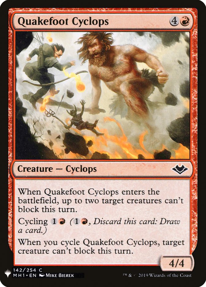 Quakefoot Cyclops [Mystery Booster] - Magic: The Gathering - Card Brawlers | Quebec | Canada |