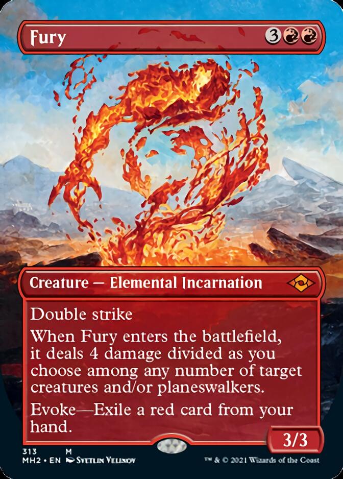 Fury (Borderless Alternate Art) [Modern Horizons 2] - Magic: The Gathering - Card Brawlers | Quebec | Canada |