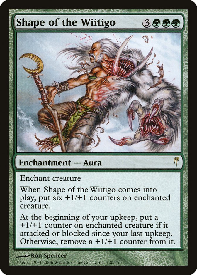 Shape of the Wiitigo [Coldsnap] - Magic: The Gathering - Card Brawlers | Quebec | Canada |