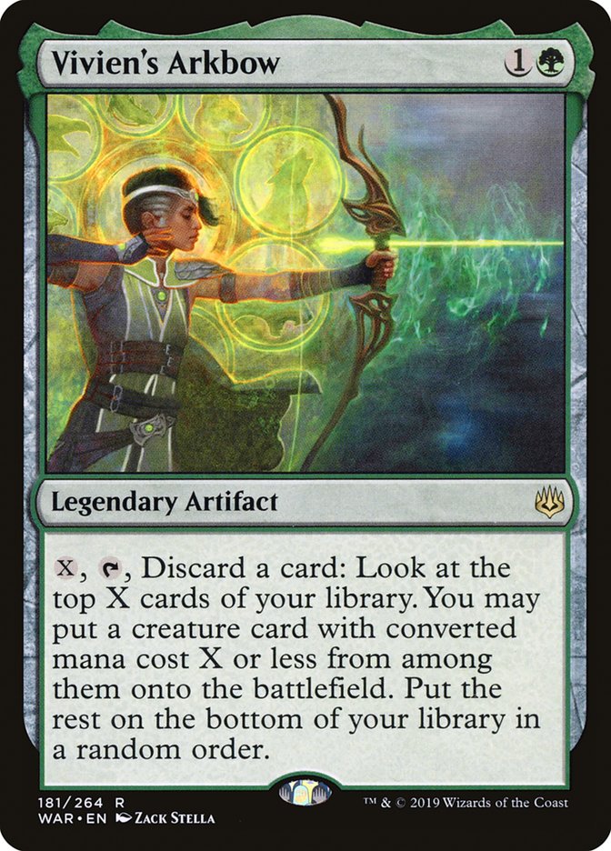 Vivien's Arkbow [War of the Spark] - Magic: The Gathering - Card Brawlers | Quebec | Canada |
