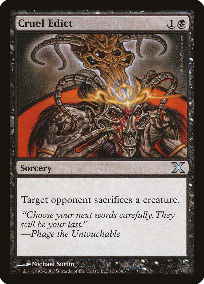 Cruel Edict [Tenth Edition] - Magic: The Gathering - Card Brawlers | Quebec | Canada |