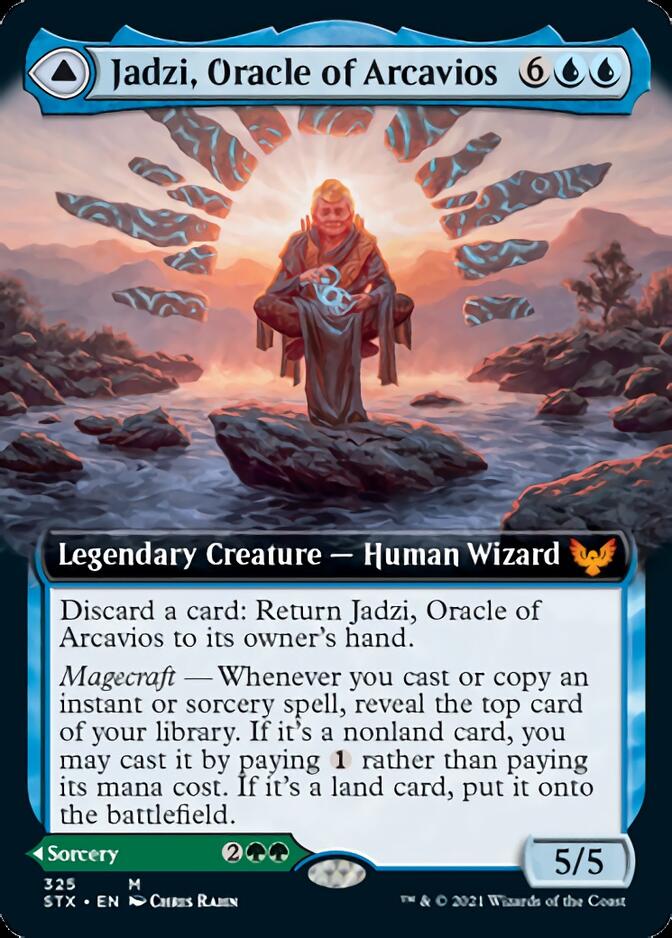Jadzi, Oracle of Arcavios // Journey to the Oracle (Extended Art) [Strixhaven: School of Mages] - Magic: The Gathering - Card Brawlers | Quebec | Canada |