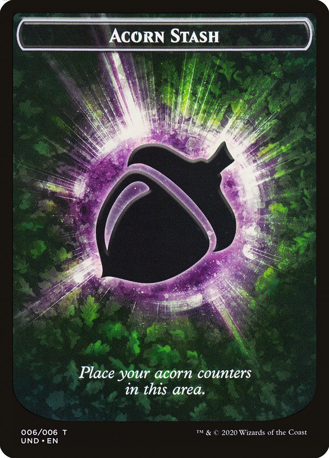 Giant Teddy Bear // Acorn Stash Double-Sided Token [Unsanctioned Tokens] - Magic: The Gathering - Card Brawlers | Quebec | Canada |