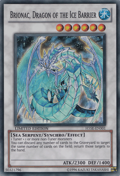Brionac, Dragon of the Ice Barrier [H5SE-EN001] Super Rare - Yu-Gi-Oh! - Card Brawlers | Quebec | Canada |