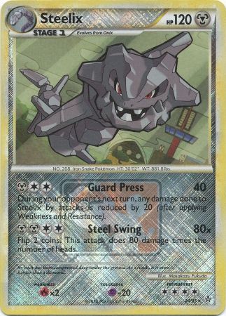 Steelix (24/95) (League Promo) [HeartGold & SoulSilver: Unleashed] - Pokémon - Card Brawlers | Quebec | Canada |
