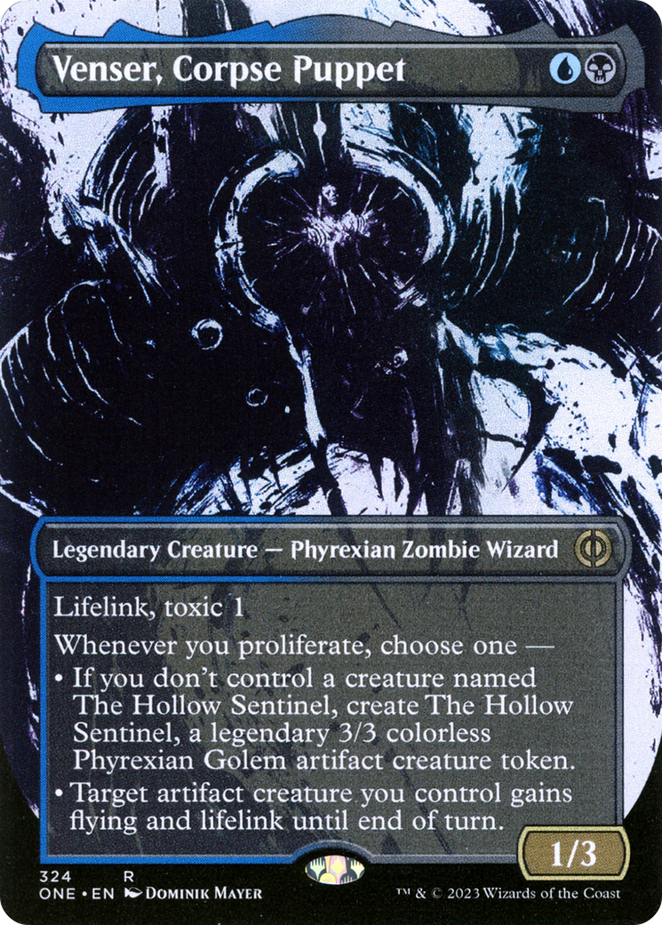 Venser, Corpse Puppet (Borderless Ichor) [Phyrexia: All Will Be One] - Magic: The Gathering - Card Brawlers | Quebec | Canada |