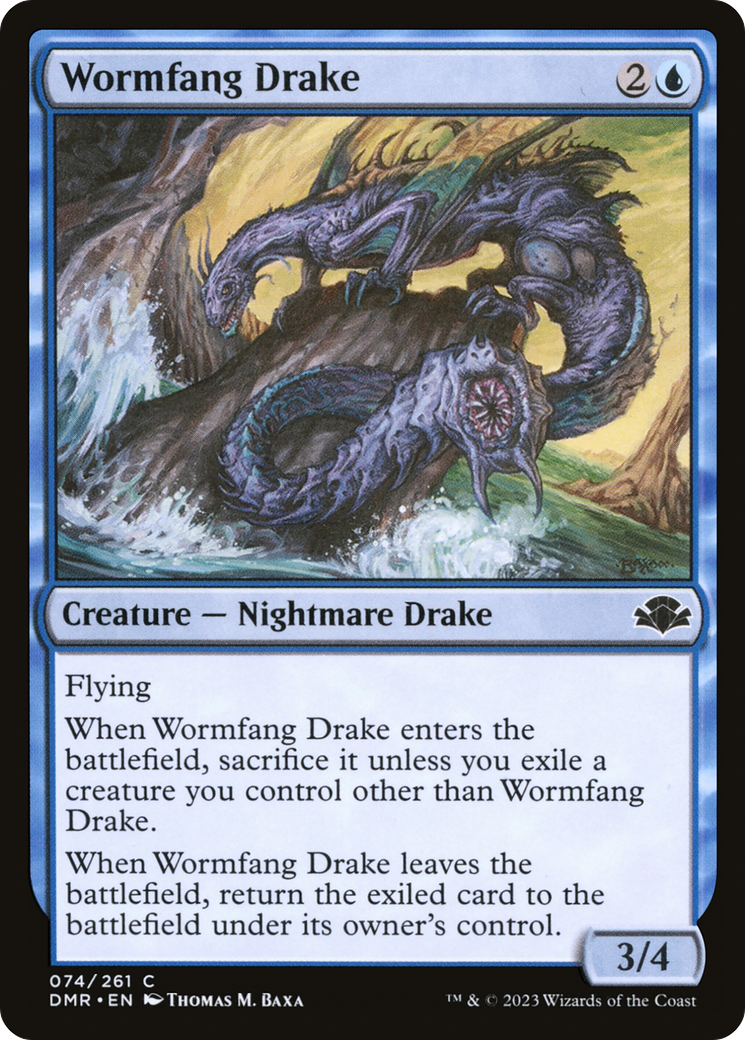 Wormfang Drake [Dominaria Remastered] - Magic: The Gathering - Card Brawlers | Quebec | Canada |