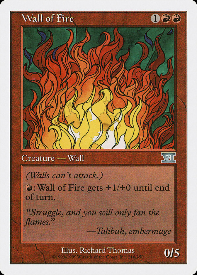 Wall of Fire [Classic Sixth Edition] - Magic: The Gathering - Card Brawlers | Quebec | Canada |