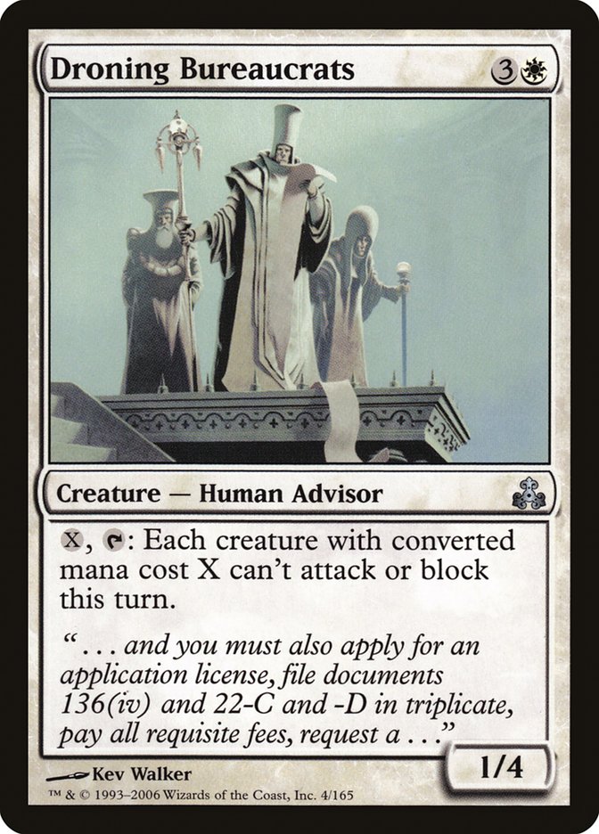 Droning Bureaucrats [Guildpact] - Magic: The Gathering - Card Brawlers | Quebec | Canada |