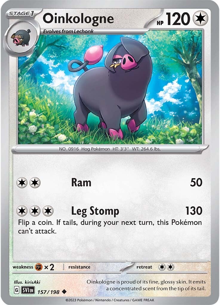 Oinkologne (157/198) [Scarlet & Violet: Base Set] - Pokémon - Card Brawlers | Quebec | Canada |