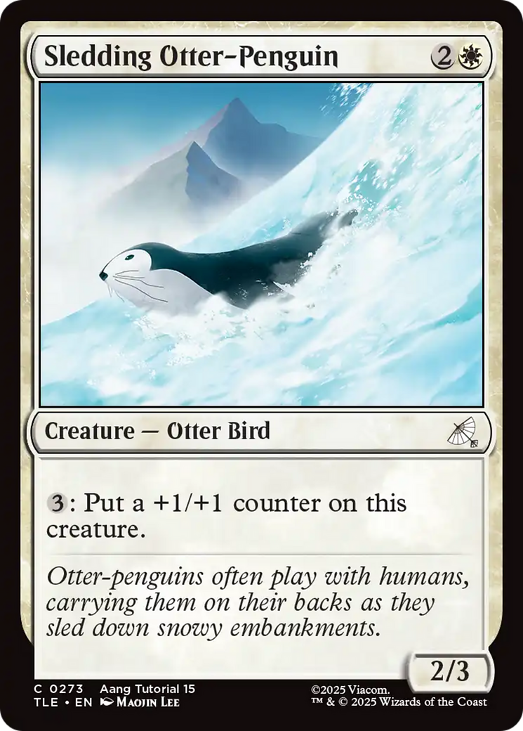 Sledding Otter-Penguin (0273) [Avatar: The Last Airbender: Eternal-Legal] - Magic: The Gathering - Card Brawlers | Quebec | Canada |