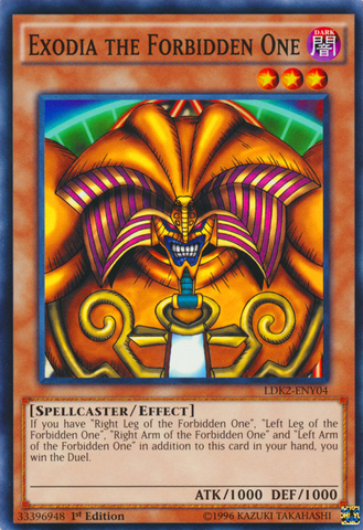 Exodia the Forbidden One [LDK2-ENY04] Common - Yu-Gi-Oh! - Card Brawlers | Quebec | Canada |