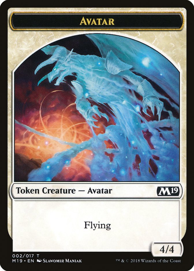 Avatar Token [Core Set 2019 Tokens] - Magic: The Gathering - Card Brawlers | Quebec | Canada |