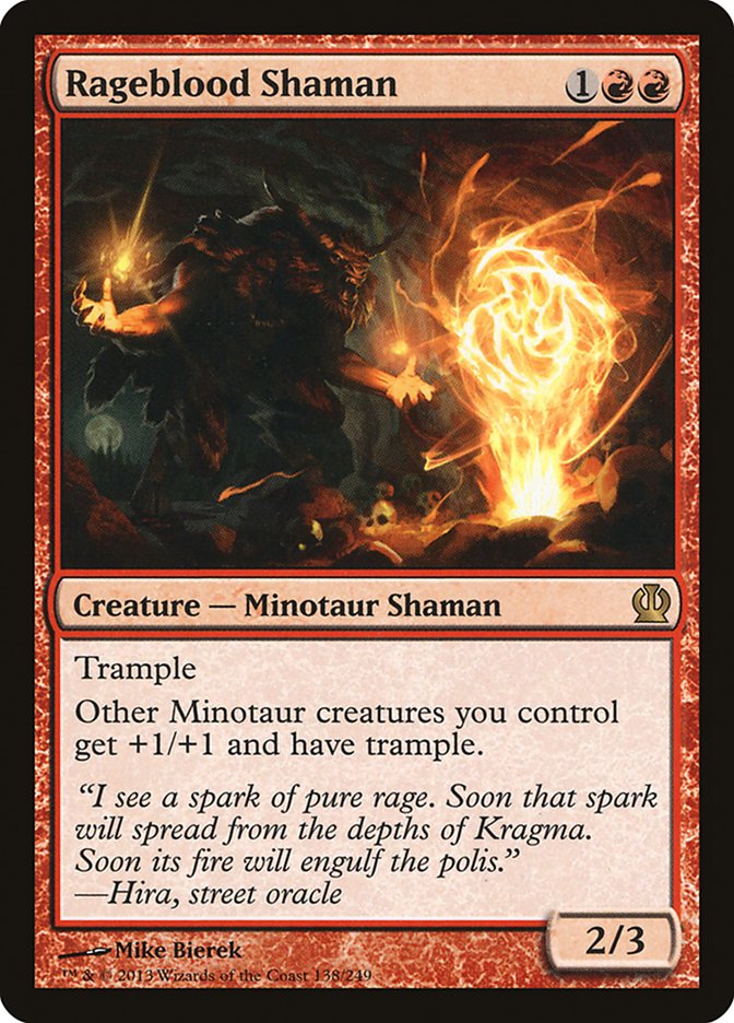 Rageblood Shaman [Theros] - Magic: The Gathering - Card Brawlers | Quebec | Canada |