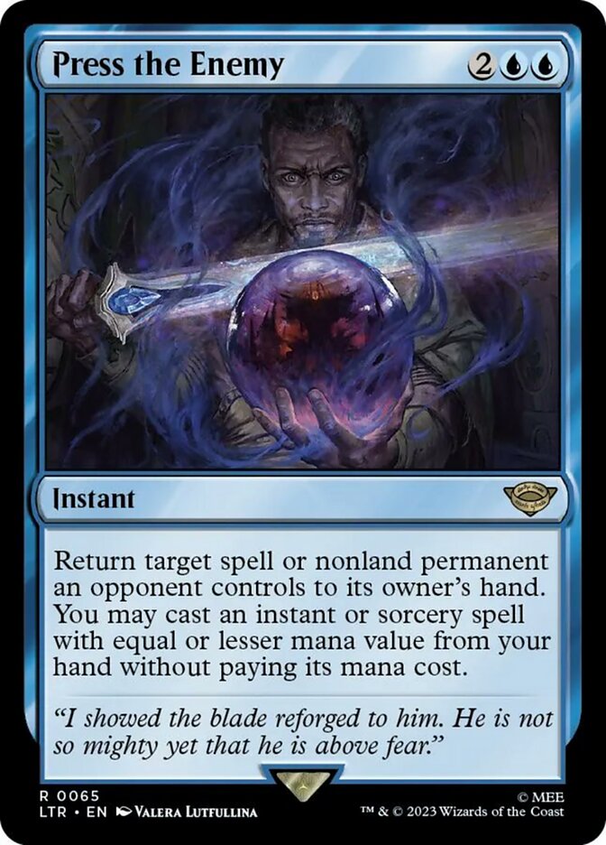 Press the Enemy [The Lord of the Rings: Tales of Middle-Earth] - Magic: The Gathering - Card Brawlers | Quebec | Canada |