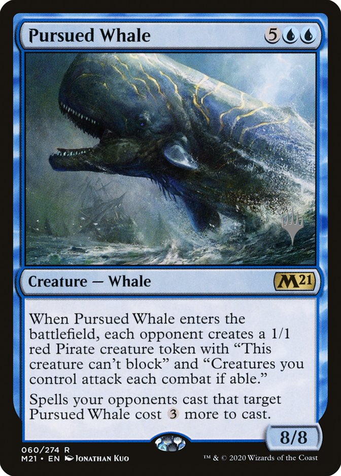Pursued Whale (Promo Pack) [Core Set 2021 Promos] - Magic: The Gathering - Card Brawlers | Quebec | Canada |