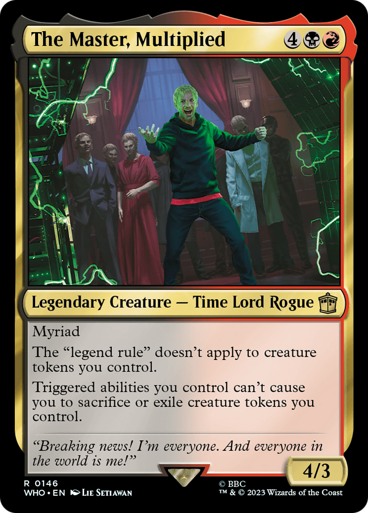 The Master, Multiplied [Doctor Who] - Magic: The Gathering - Card Brawlers | Quebec | Canada |