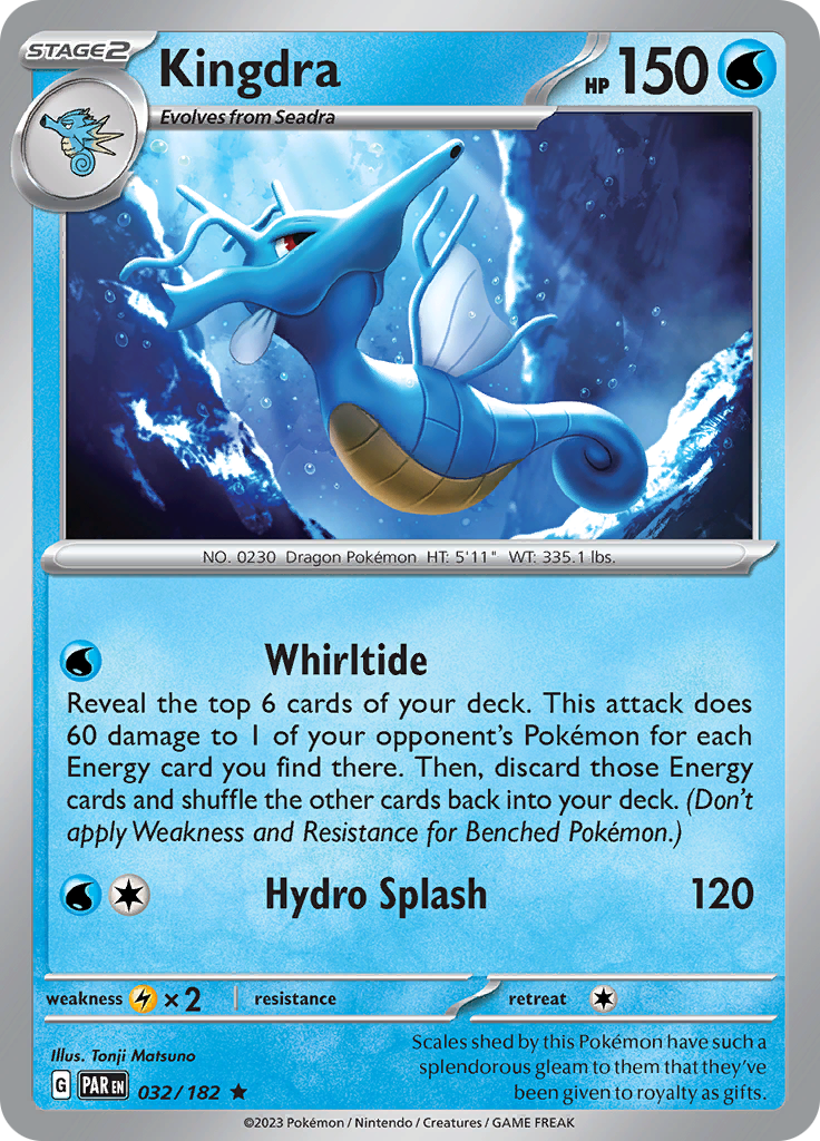 Kingdra (032/182) [Scarlet & Violet: Paradox Rift] - Pokémon - Card Brawlers | Quebec | Canada |