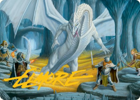 Cave of the Frost Dragon Art Card (Gold-Stamped Signature) [Dungeons & Dragons: Adventures in the Forgotten Realms Art Series] - Magic: The Gathering - Card Brawlers | Quebec | Canada |