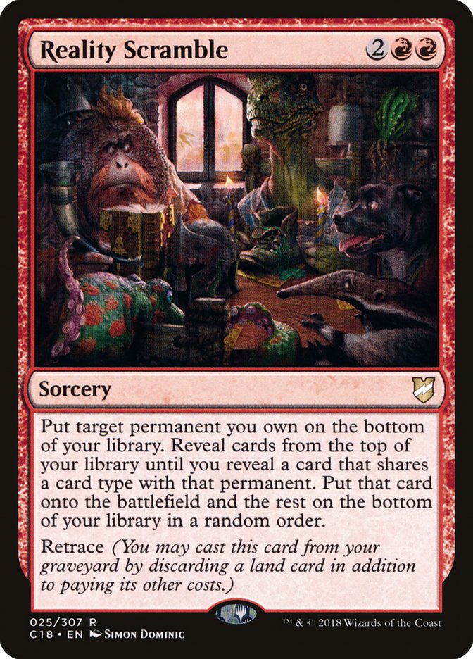 Reality Scramble [Commander 2018] - Magic: The Gathering - Card Brawlers | Quebec | Canada |