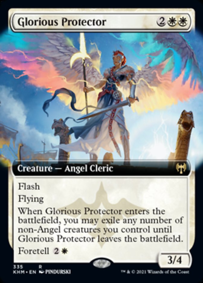 Glorious Protector (Extended Art) [Kaldheim] - Magic: The Gathering - Card Brawlers | Quebec | Canada |
