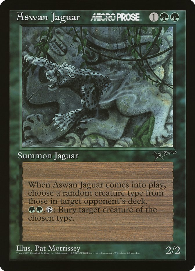 Aswan Jaguar [MicroProse Promos] - Magic: The Gathering - Card Brawlers | Quebec | Canada |