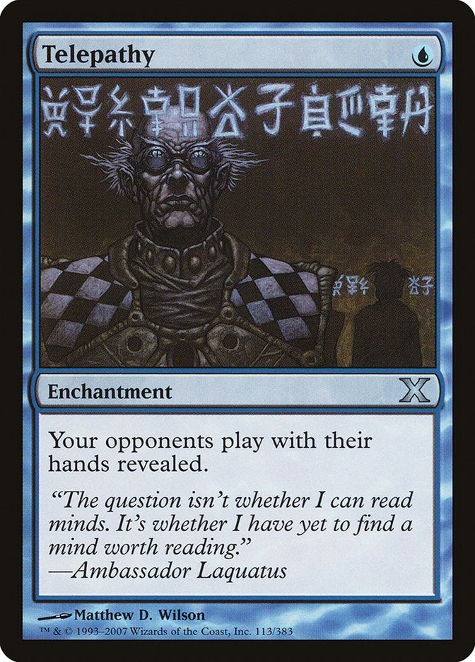 Telepathy [Tenth Edition] - Magic: The Gathering - Card Brawlers | Quebec | Canada |