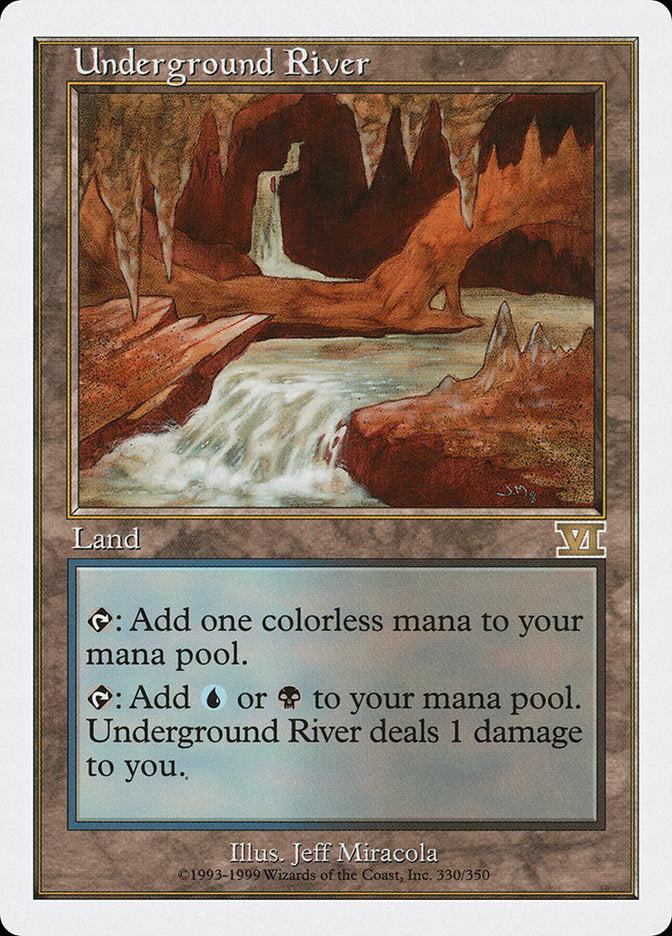 Underground River [Classic Sixth Edition] - Magic: The Gathering - Card Brawlers | Quebec | Canada |