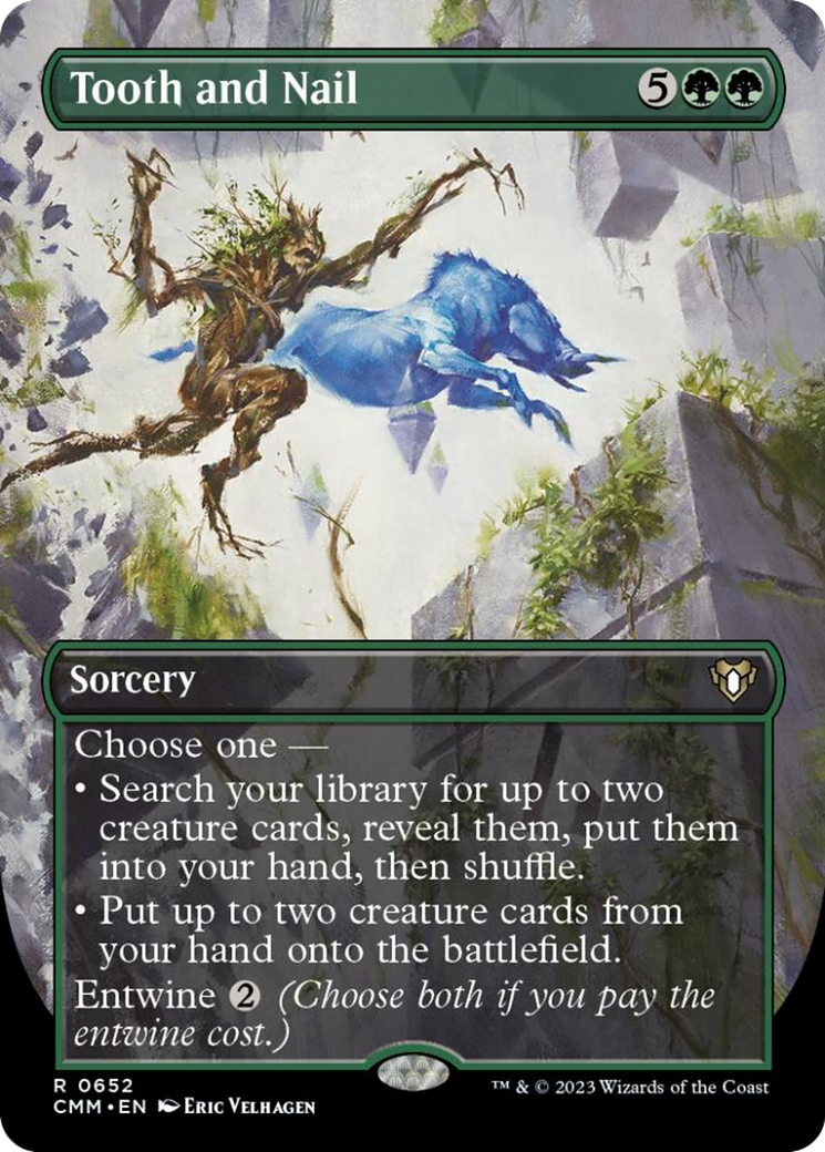 Tooth and Nail (Borderless Alternate Art) [Commander Masters] - Magic: The Gathering - Card Brawlers | Quebec | Canada |