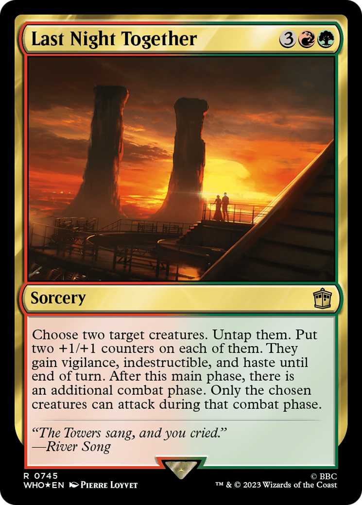 Last Night Together (Surge Foil) [Doctor Who] - Magic: The Gathering - Card Brawlers | Quebec | Canada |
