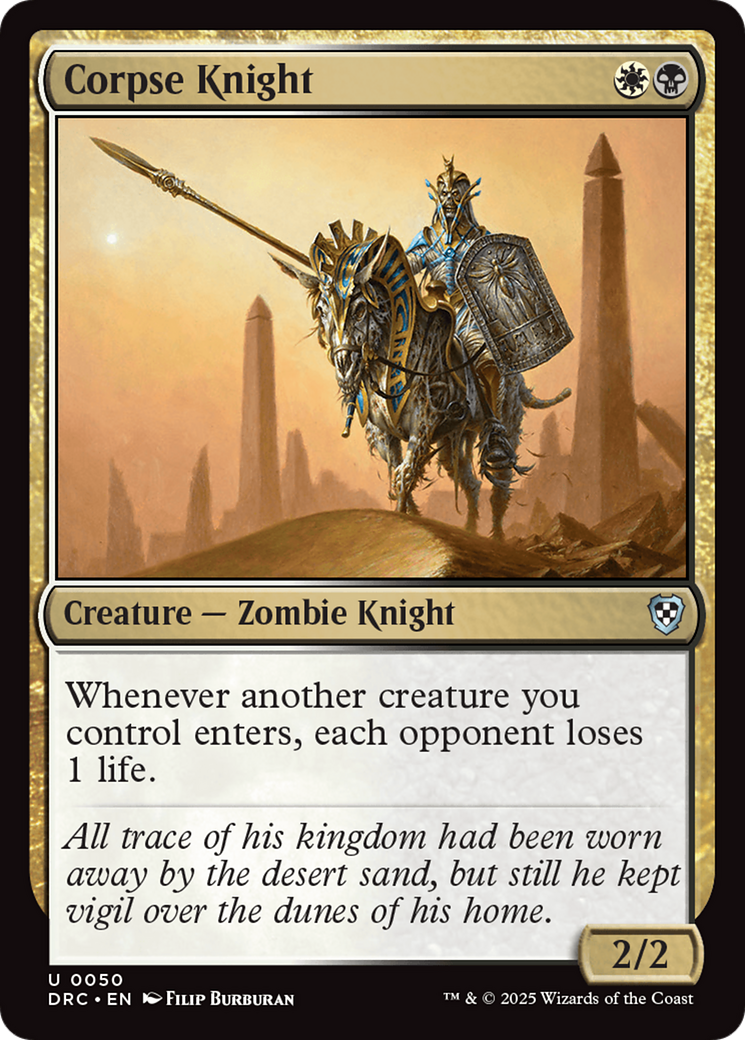 Corpse Knight [Aetherdrift Commander] - Magic: The Gathering - Card Brawlers | Quebec | Canada |