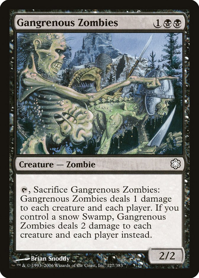 Gangrenous Zombies [Coldsnap Theme Decks] - Magic: The Gathering - Card Brawlers | Quebec | Canada |
